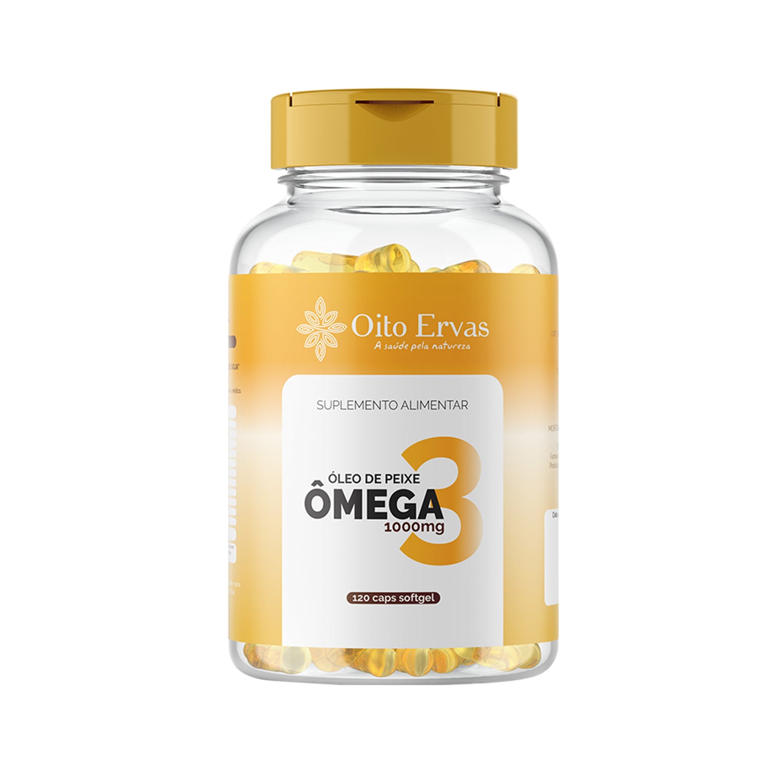 Óleo de Peixe Omega 3 1000mg - 120 Cáps