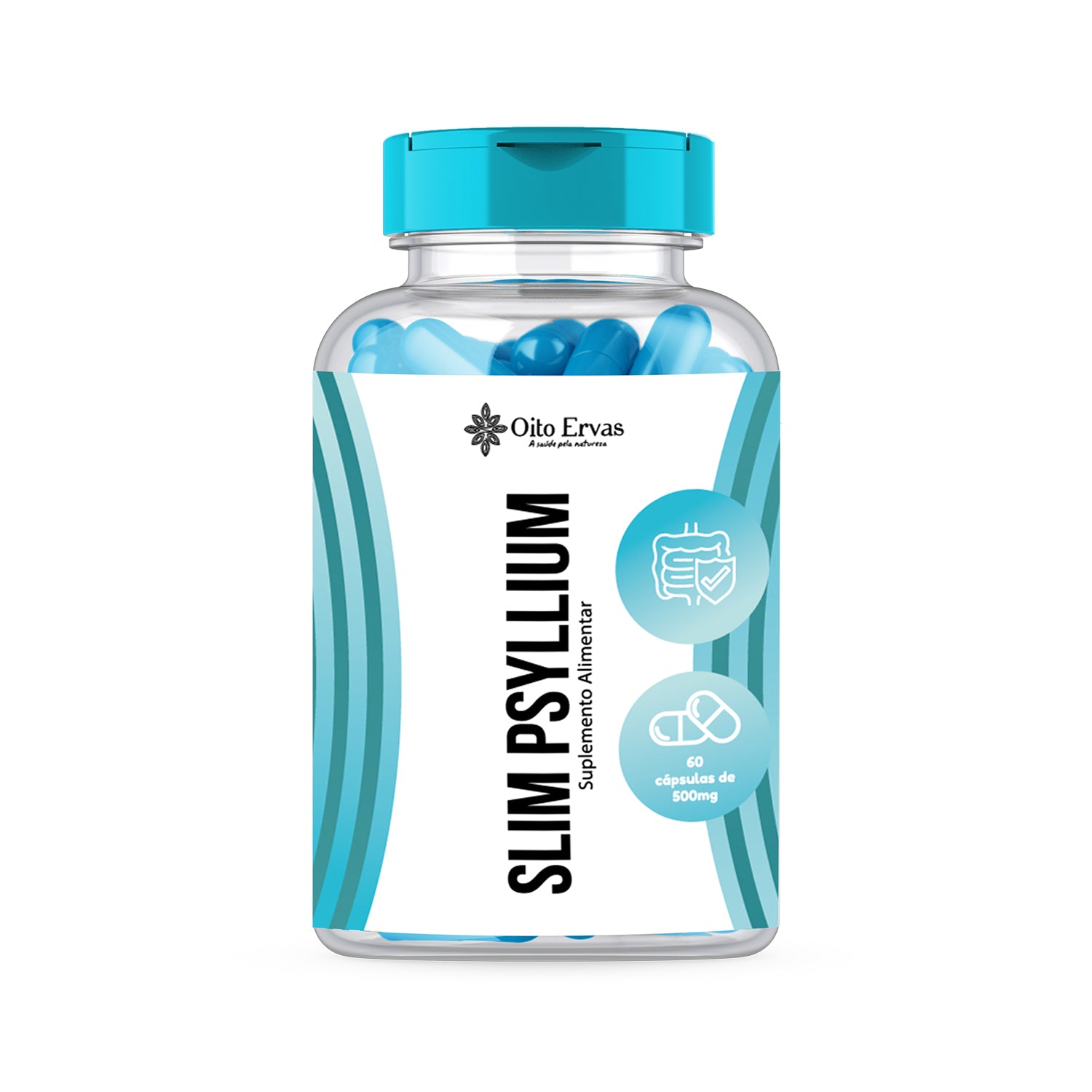 Slim Psyllium - 60 Cáps