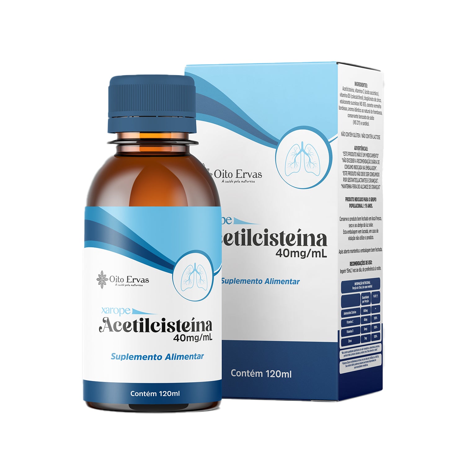 Xarope Acetilcisteína - 120mL
